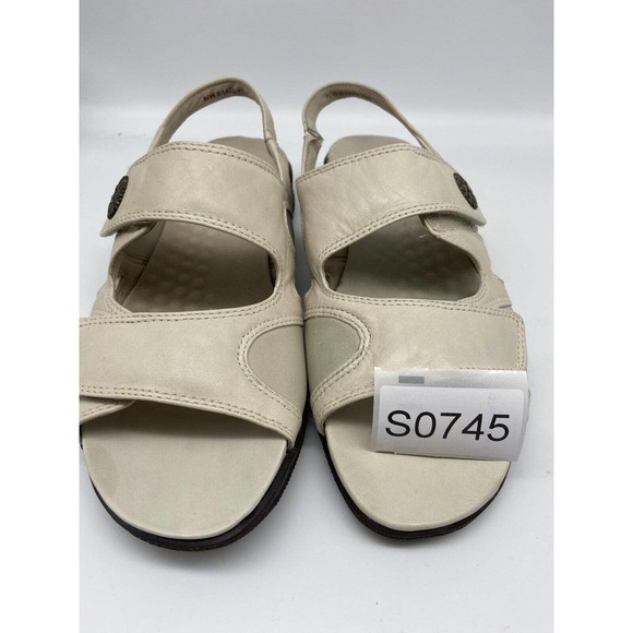 Soft Walk Sandals Womens Sz 9.5 W Adjustable Slingback‎ Ivory S1402-115 - Picture 14 of 14